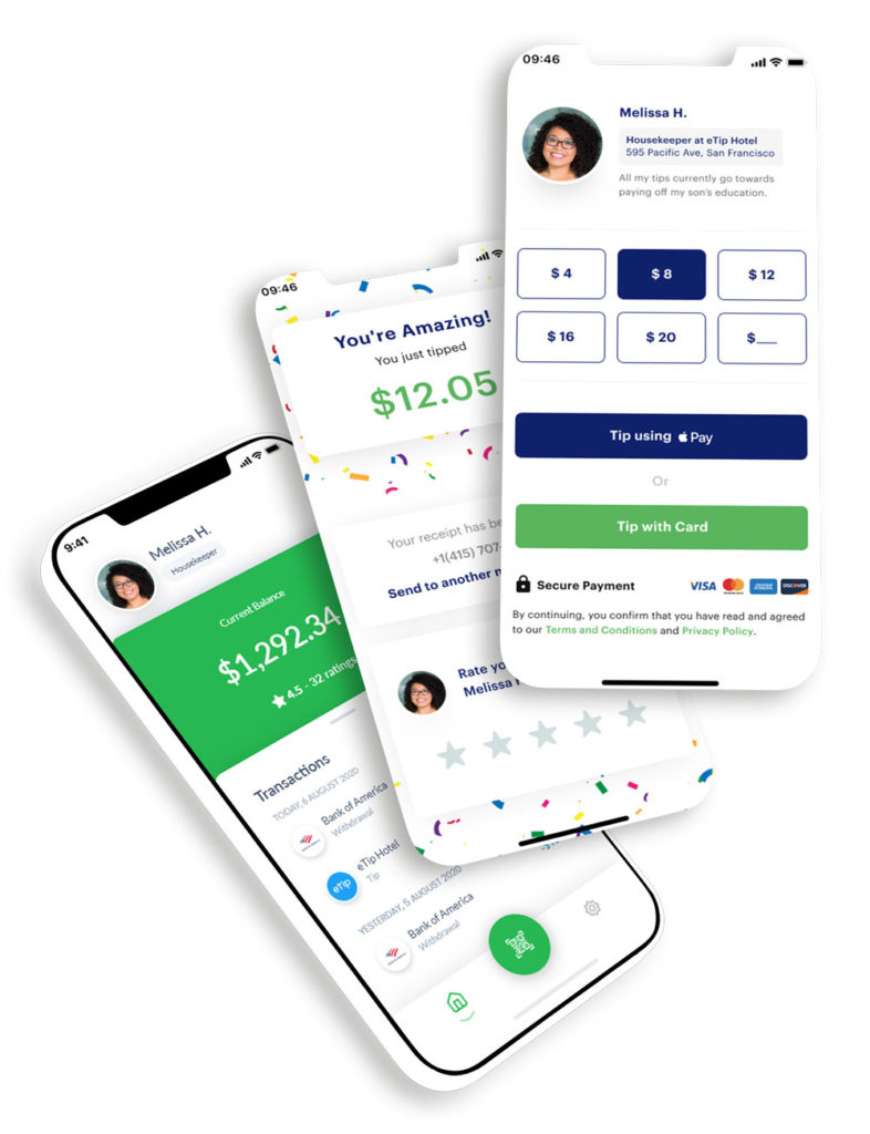 Your Cashless Mobile Tipping App - Send & Receive Tips - eTip.io