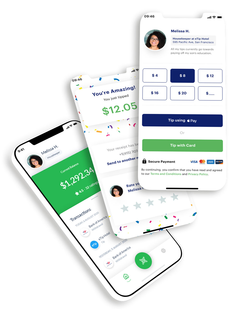 Tipping Use Cases - Cashless Tipping App