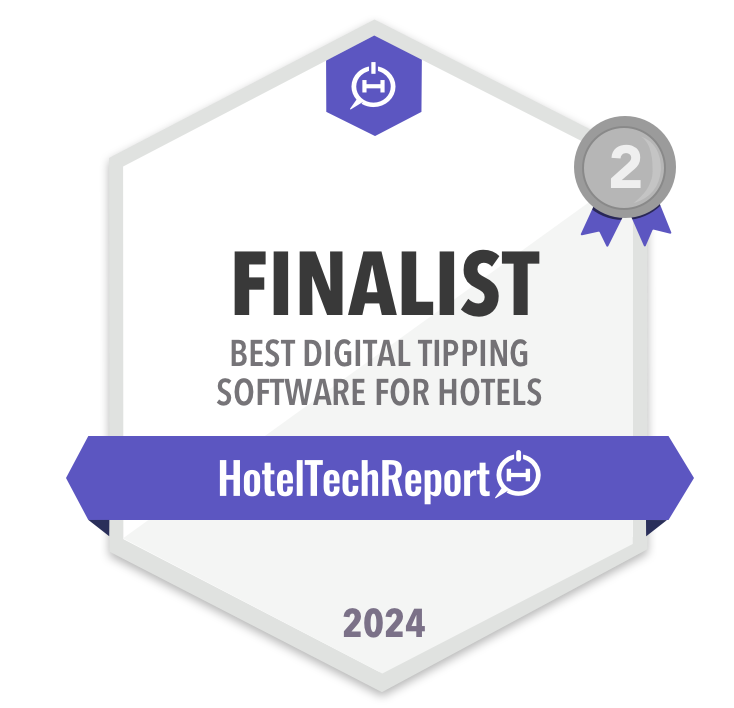 Digital Tipping Software for Hotels Badge-2nd