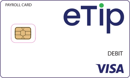 eTip Debit Card