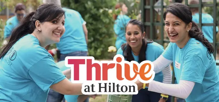 Thrive at Hilton program to improve employee engagement